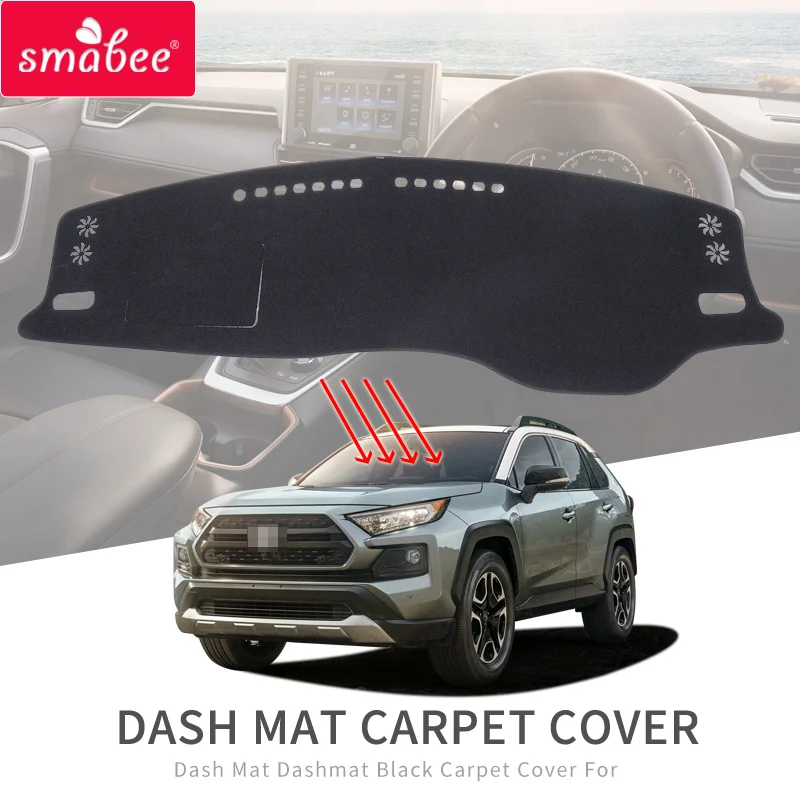 Smabee Dash коврик покрытие для приборной панели для Toyota RAV4 XA50 RAV 4 Противоскользящий коврик приборная панель крышка Солнцезащитный коврик аксессуары с покрытием