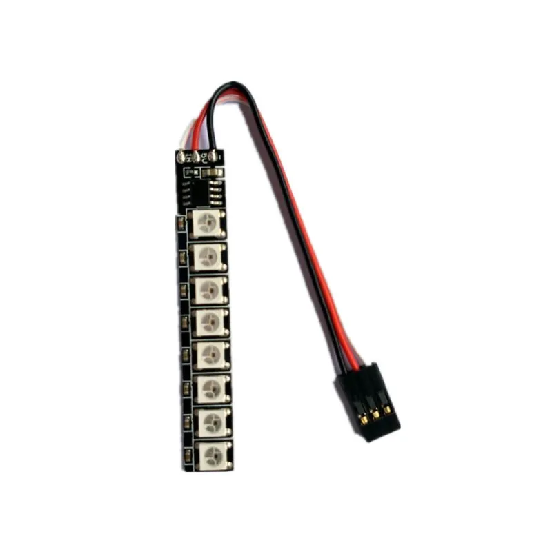 

5V 1W FPV LED Light Board WS2812 Ten Models Lights Switch Color for Naze32 CC3D Perfect Suitable for ZMR250 QAV250 Quadcopter