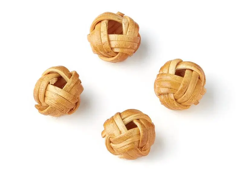 

Handwoven Rattan Earrings - Ball Shaped Rattan Pendant - Wooden Straw Earring - Jewelry Making - 2pcs/lot - 15.2x15.2mm - RT1136