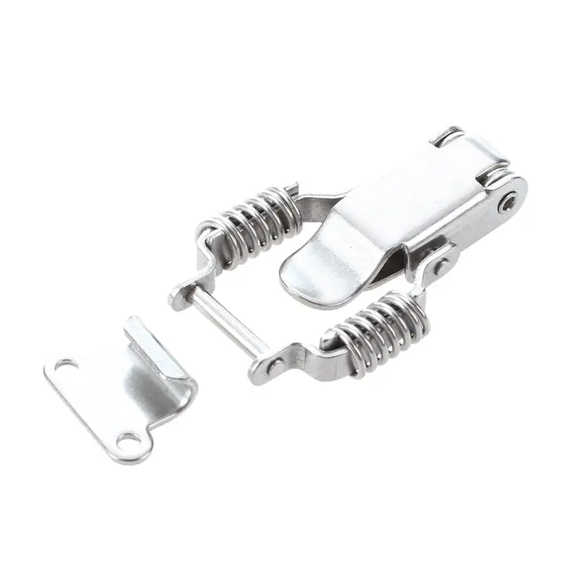 

Cabinet 6.1 cm Length Metal Draw Spring Latch Hardware Silver