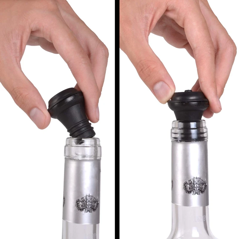 NEW Wine Preserver Vacuum Air Pump With 6 Wine Bottle Stoppers Durable Stainless Steel Construction Airtight, Leak-Proof Seal Ea