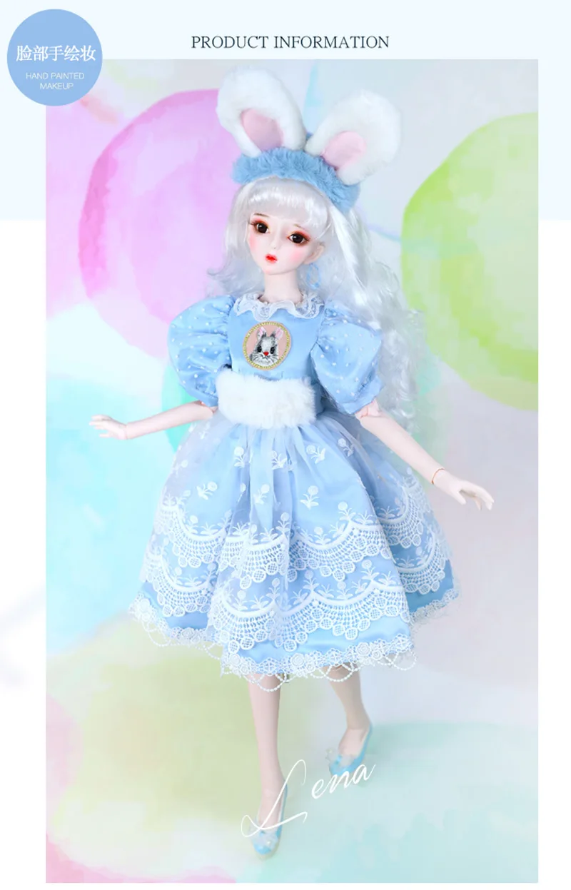 Fortune Days 1/3 bjd кукла 60 см Высота 34 сустава тело открытый мозги ручная роспись макияж Изысканная Подарочная коробка Упаковка последние DC лати