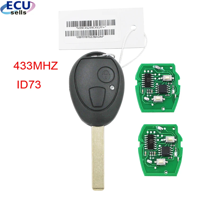 2B Afstandsbediening Sleutel Voor Bmw Mini Cooper S R53 433Mhz ID73 Chip Met Code|Car Key| - AliExpress