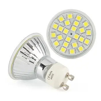 

Lamp GU10 220V 24 Bulb White SMD 6W LED Light No NV 5050 Home