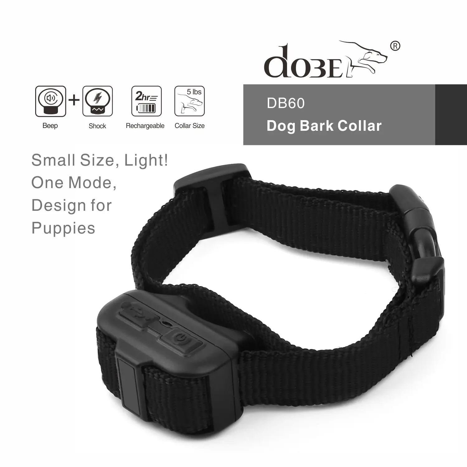 Dog Bark Collar Automatic Anti-Control Pet Dog Training Necklace