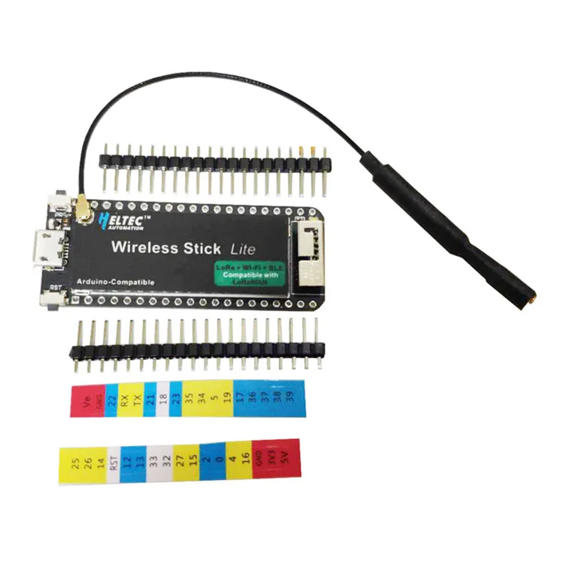 Макетная плата esp32 lora/433/470 510/868/915Hz SX1276 ESP32 PICO D4 LoRa Wireless Stick lite|Демонстрационные