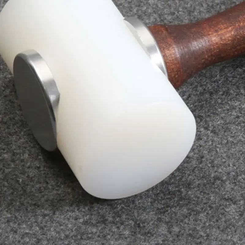 Кожаный резной молоток инструмент для печати DIY ремесло пробойник для кожи резка шьем нейлоновый молоток инструмент с деревянной ручкой кожевенное ремесло Резьба