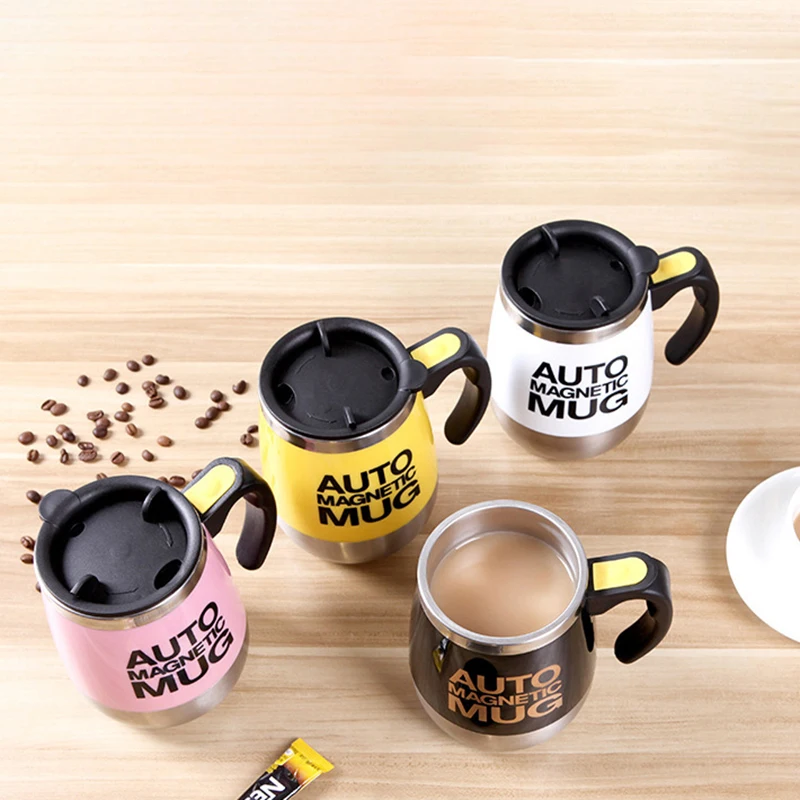 

Automatic Self Stirring Mug Coffee Milk Mixing Mug Stainless Steel Thermal Cup Electric Battery Double Insulated Smart Cup 400ml