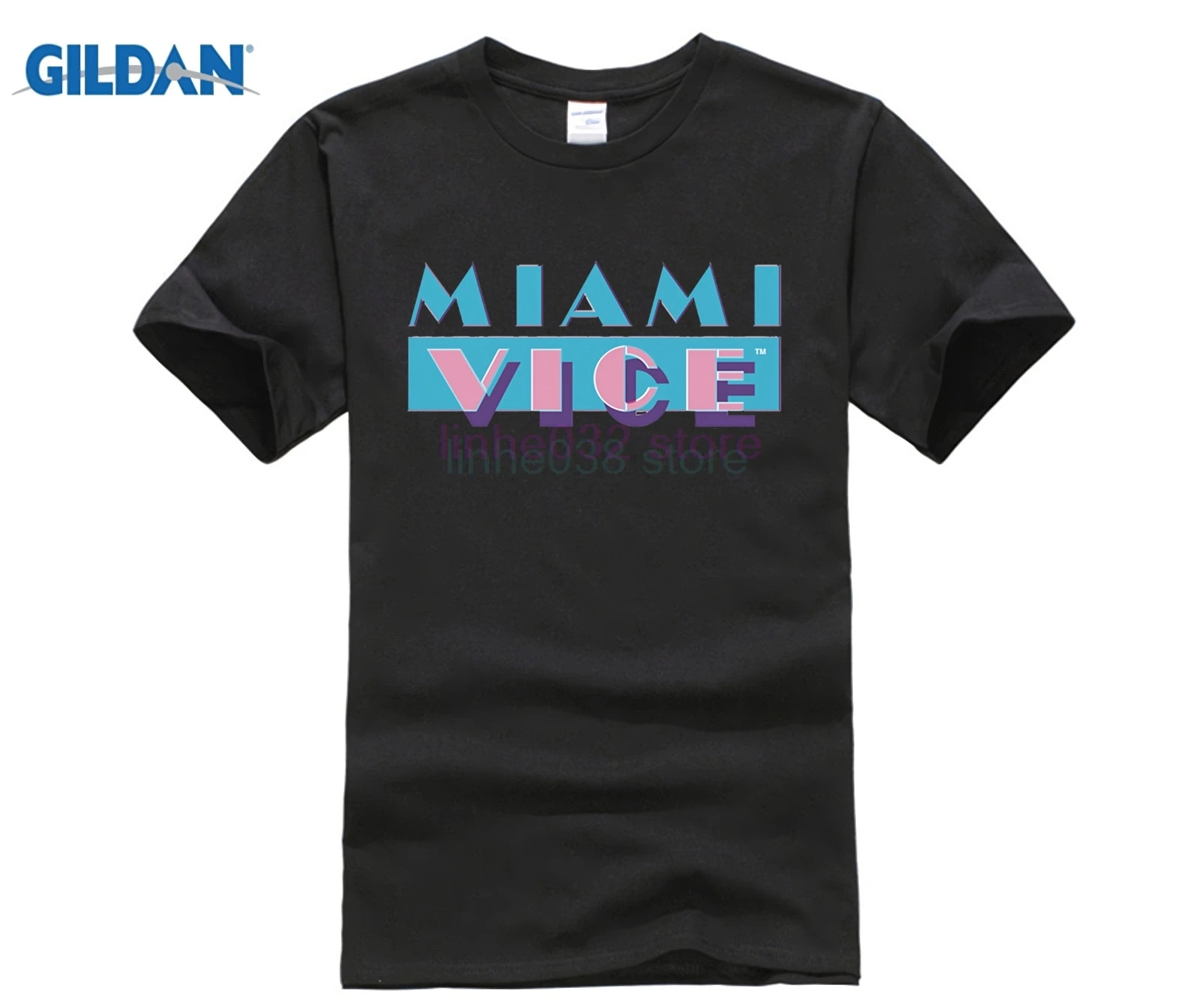 

2019 NEW brand men shirt Logo Miami Vice T-Shirt