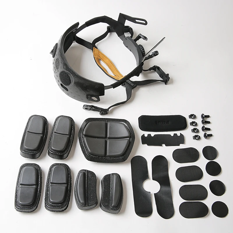 FMA ACH Occ-Dial Liner Kit （Upgrade Version）OPS Adjustable BK/DE L/XL Full Set Helmet Inner suspension system