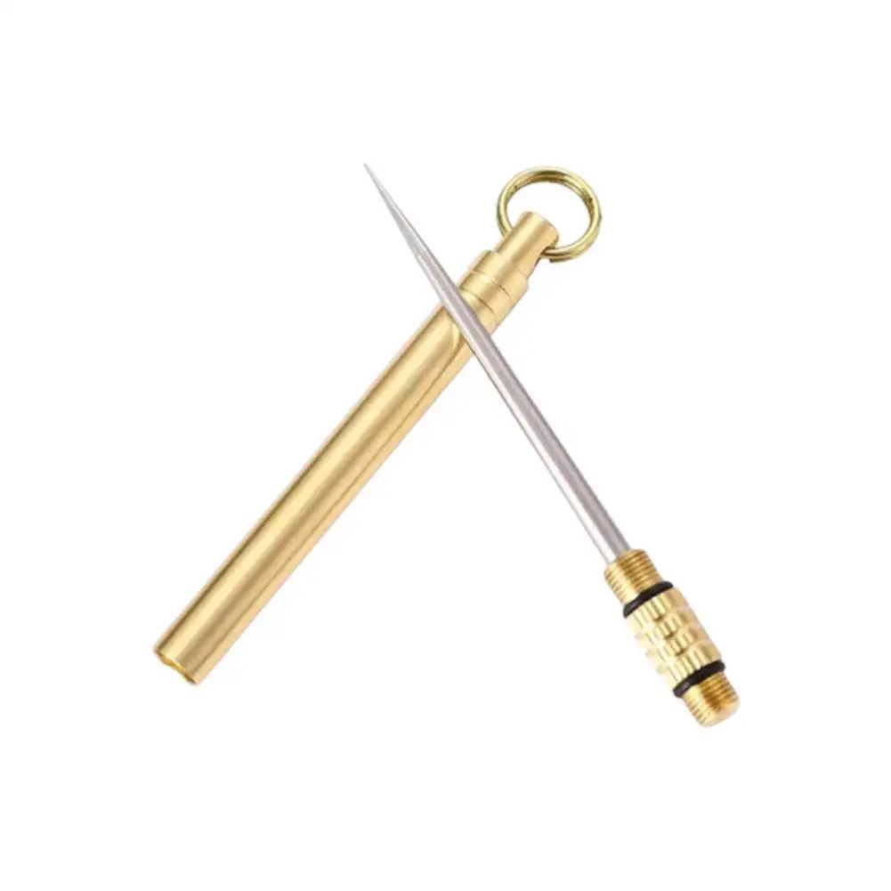 

1Pcs Titanium Outdoor Edc Portable Multifunctional Tool Toothpick Fruit Bottle Oral Toothpick Care Camping Tools Fork Fruit K0D5