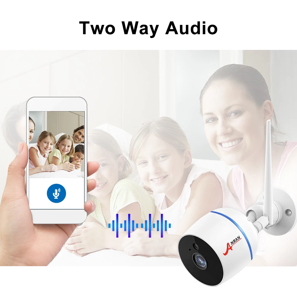 IP Camera Wifi Outdoor Waterproof HD Security Camera Wireless 1080P Night Vision Surveillance Camera CCTV Onvif Compatible