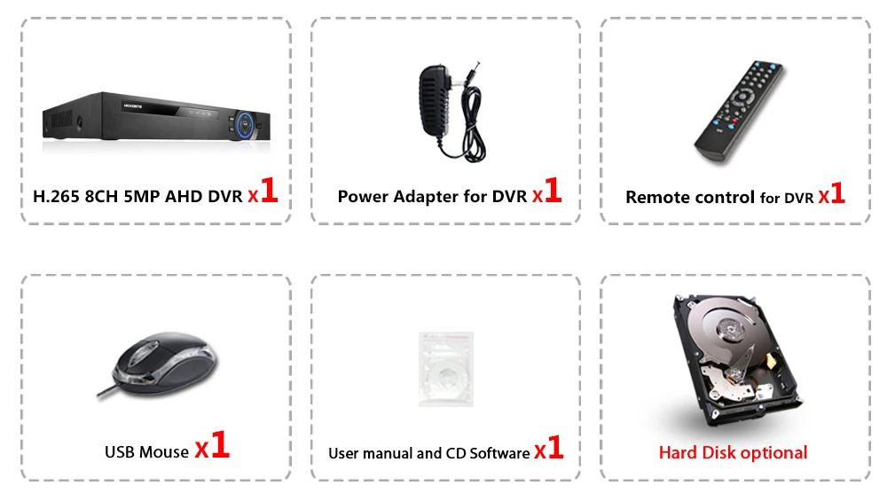 8-канальный AHD видео двухсторонний аудио рекордер H.265+ 5MP 4MP 1080P 8CH 6 в 1 гибридный видеорегистратор Wifi XVi TVi CVI IP NVR для CCTV AHD PTZ камера