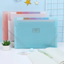 1 шт. KOKUYO WSG-DFC70 Пастельная серия печенья тонкий Простой дизайн расширяющийся Кошелек Сумка для документов Многослойные складские принадлежности