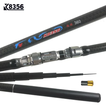 

K8356 30T Carbon Fiber 2.7/3.6/4.5/5.4/6.3M Telescopic Fishing Rod Portable Itaiwan Fishing Pole Hand Ultra Light Stream Pole