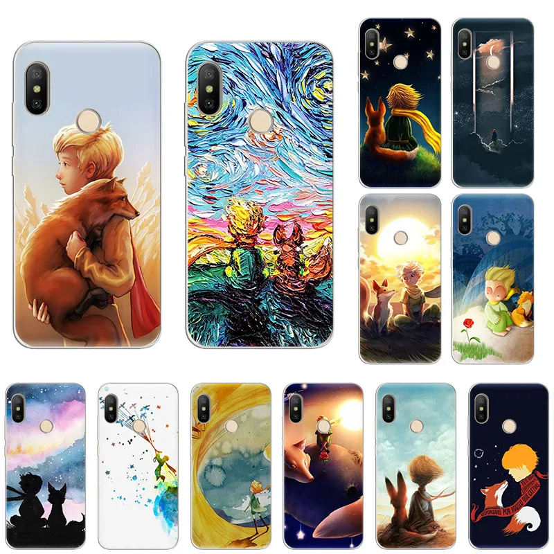 Мягкий силиконовый чехол The Little Prince Rose с изображением лисы для Xiaomi Mi Note10 9T CC9 9 8 A3 A2