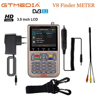 

V8 Finder Meter SatFinder Digital Satellite Finder DVB S/S2/S2X HD 1080P Receptor TV Signal Receiver Sat Decoder Location Finder
