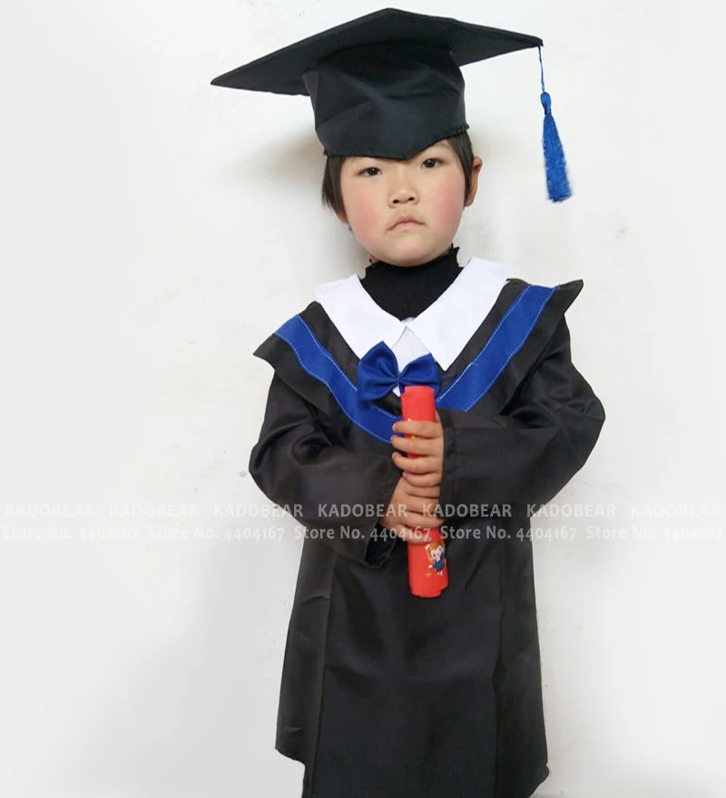 Children Roleplay Students School Uniforms Kids Girl Graduation Doctor Bachelor Gown Performance Costumes Toddler Boy Party Wear