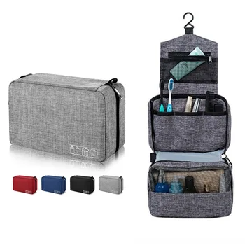 

Waterproof Cosmetic Bag Travel Organizer Men Women Hanging Toiletry Wash Make up Storage Pouch Beautician Folding Makeup Bag