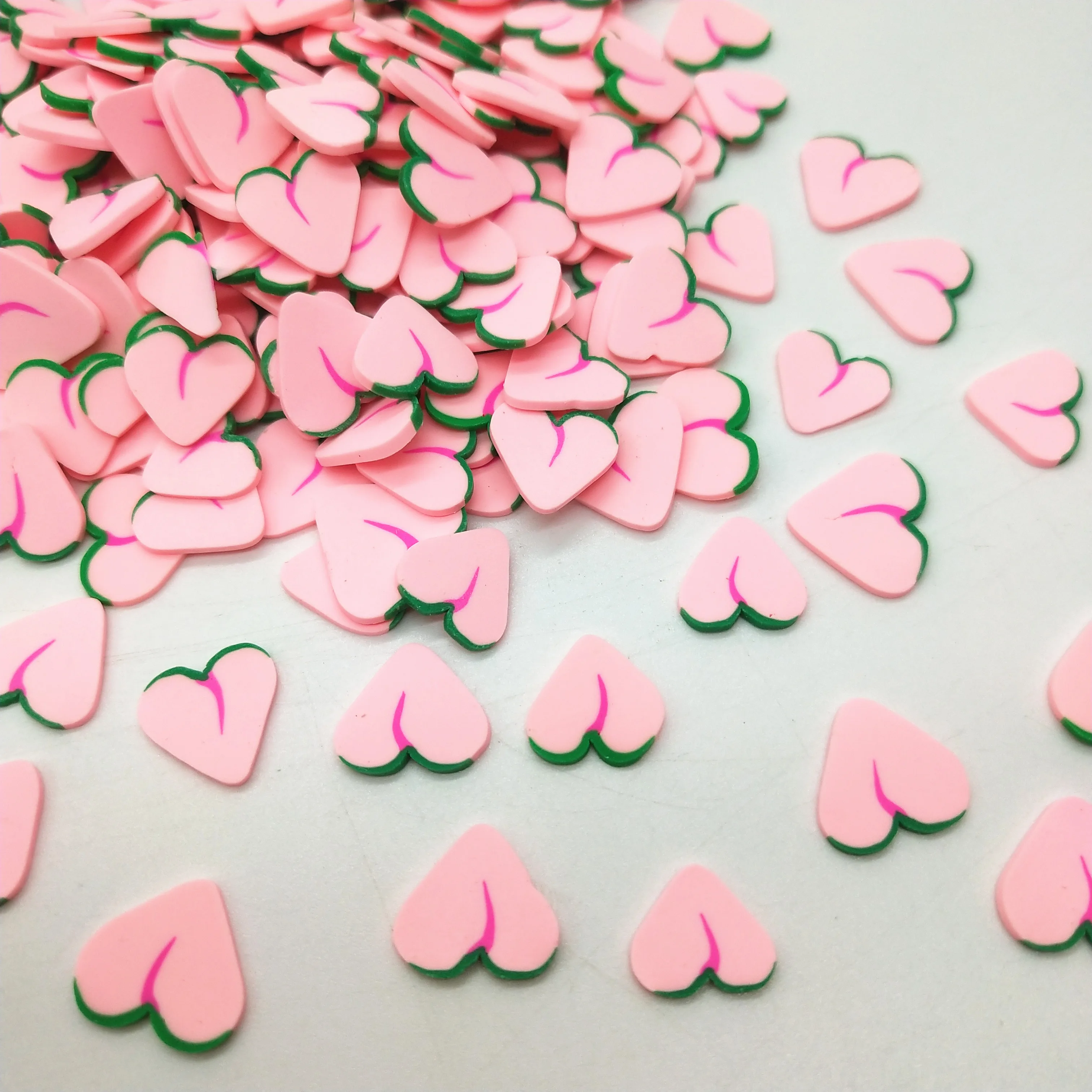 20g/lot 1cm Pink Peach Polymer Clay For Diy Crafts Plastic Klei Mud