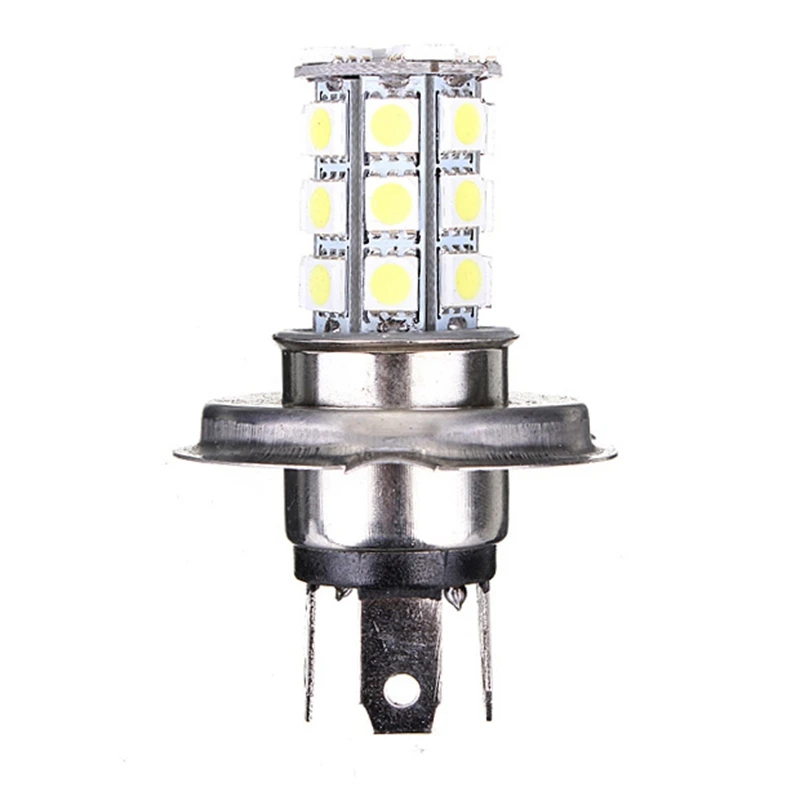 1 шт. DC12V Ксеноновые белые 9003 5050 27 SMD светодиодные лампы противотуманные дневные