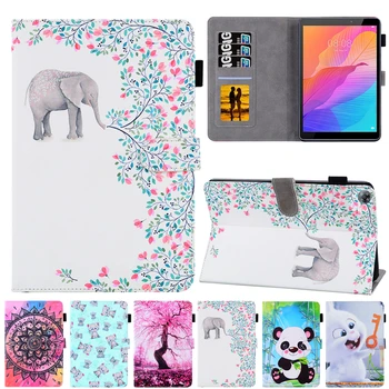 

For Huawei MatePad T8 2020 Case Kobe2-L03 Kob2-L09 Cartoon Elephant Leather Cover For MatePad T8 T 8 8.0 inch Tablet Cover Cases