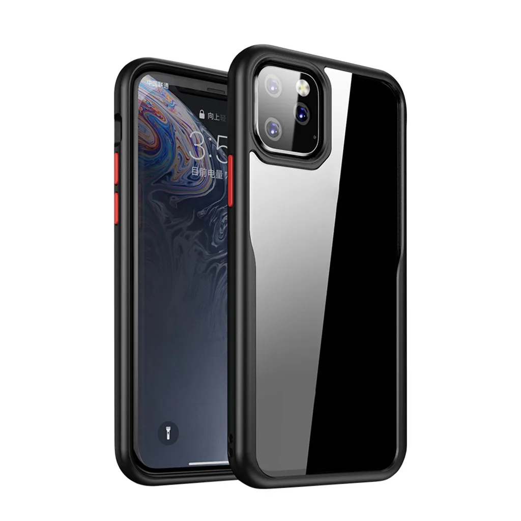 1 шт., тонкий ТПУ чехол для iPhone 11 pro Max, 6,5 дюймов, амортизация, прозрачный ТПУ защитный чехол для iPhone 11 pro Max