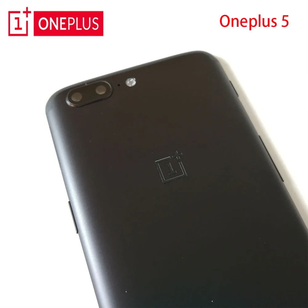 Оригинальная задняя крышка батарейного отсека для One Plus 5 A5000 корпус+ Кнопки громкости питания для One Plus 5 Замена крышки аккумулятора