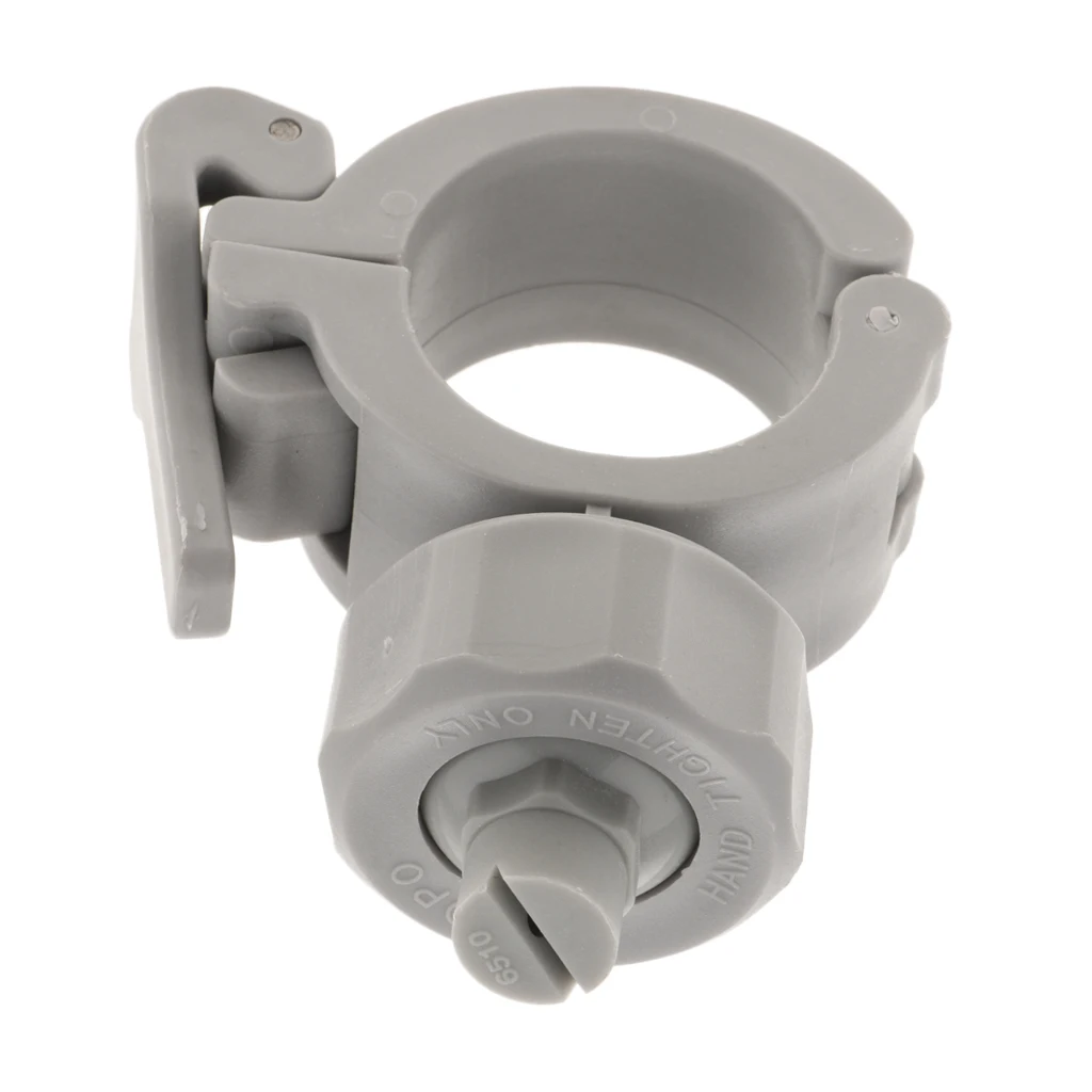 PP Adjustable Ball Flat Fan Clamp Spray Eyelet Nozzles, Repeated Loading and Unloading without Damage