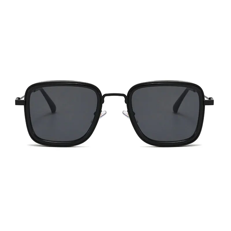 HUHAITANG Vintage Square Sunglasses Men Classic Steampunk Mens Sun Glasses For Women Luxury Brand Outdoor Shades Small Sunglases