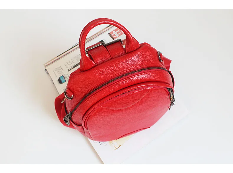 moda mochila multifuncional zíper macio feminino casual à moda mochila diária