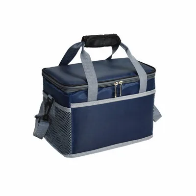 navy blue Suzakoo для пикника tabelware морозильная камера Ланч-бокс сумка изоляция водонепроницаемый плечевой ремень Портативная сумка - Цвет: navy blue