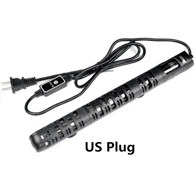 US Plug 200 Вт аквариумный взрывозащищенный водонепроницаемый автоматический нагреватель постоянной температуры аквариумный нагревательный стержень аквариумные аксессуары термометр - Цвет: US Plug