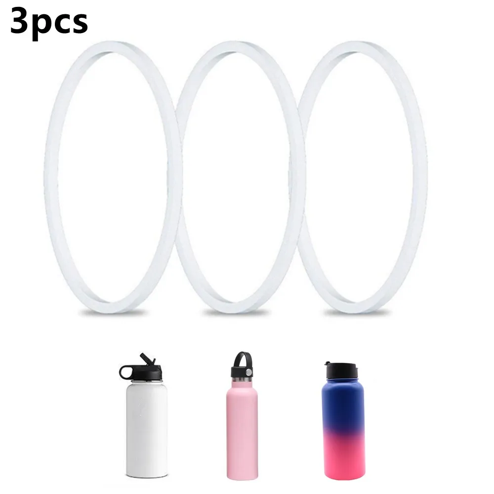 

3Pcs Silicone Sealing O Rings Outdoor Vacuum Thermos Bottles Replacement Gasket For HYDR0 FLASK Water Bottle Lid Seal Rings