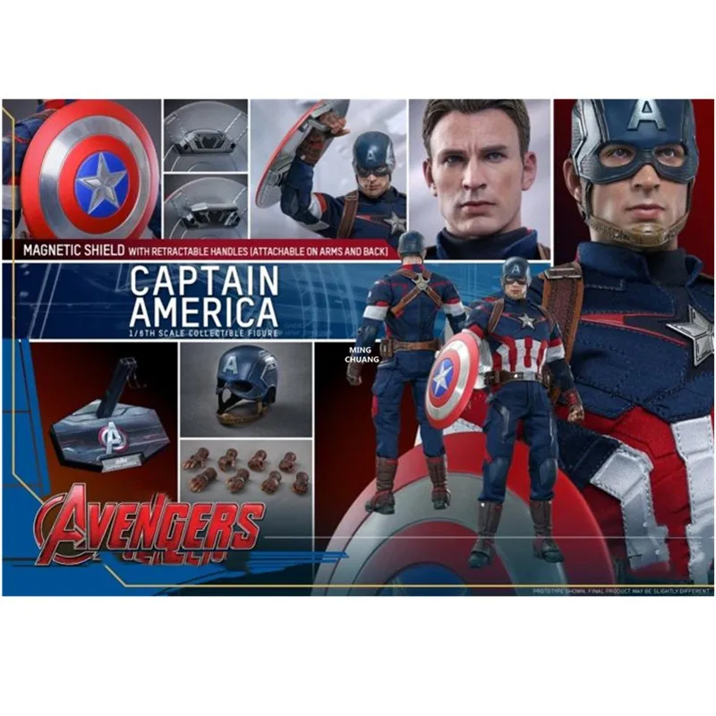 1" MMS281 статуя Мстителей Капитан Америка бюст Steve Rogers полная длина портретное Искусство ремесло GK фигурка игрушка коробка 31 см V1042