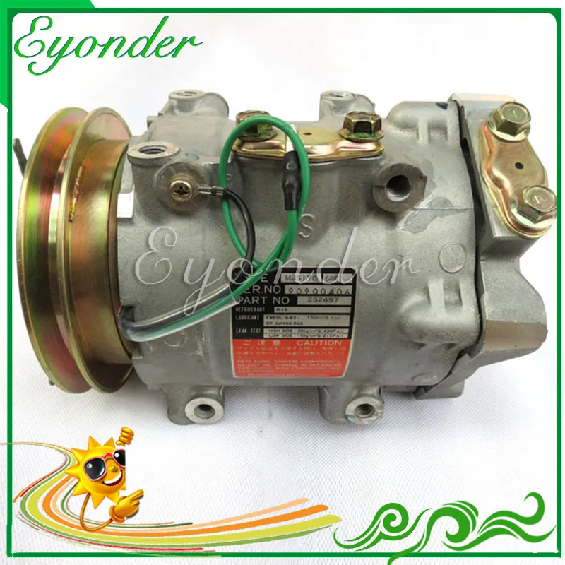 

A/C Air Conditioning AC Compressor Cooling Pump for Nissan 300ZX 3.0 for Hitachi MJS170 HMJS170 1984-1987 92600-4R05 C6938 C8063