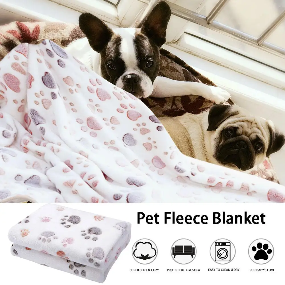 Одеяло для собаки для питомца флис удобное одеяло собаки щенок мягкий зимний теплый спальный коврик крышка матрас для собачьей лежанки подушка для собак кошек