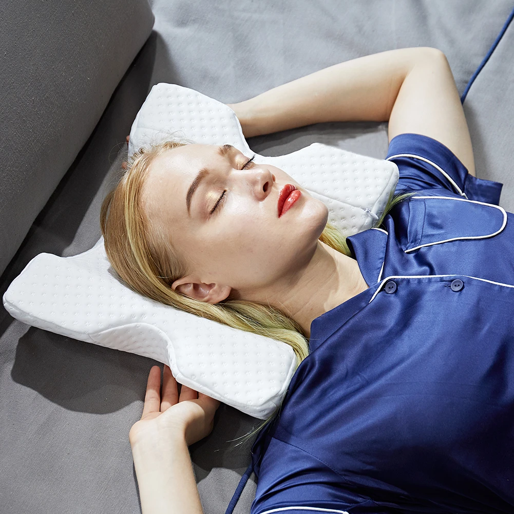 Подушка с эффектом памяти, анти-давление, ручная подушка, защита шеи, медленный отскок, многофункциональное постельное белье, подушка для пары, подушка
