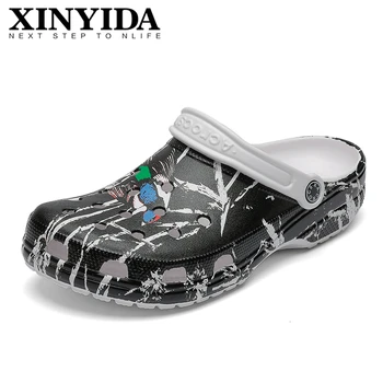 

High Quality Camouflage Odaci-T Unisex Clogs Slip On Breathable Water Beach Slippers Jelly Garden Shoes Summer Slides Men Women