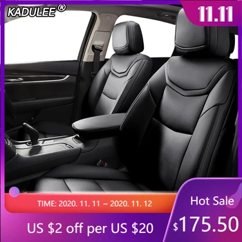 

KADULEE Custom Leather car seat covers For SsangYong Rodius ActYon Rexton Chairman Kyron Korando Tivolan Automobiles Seats cover