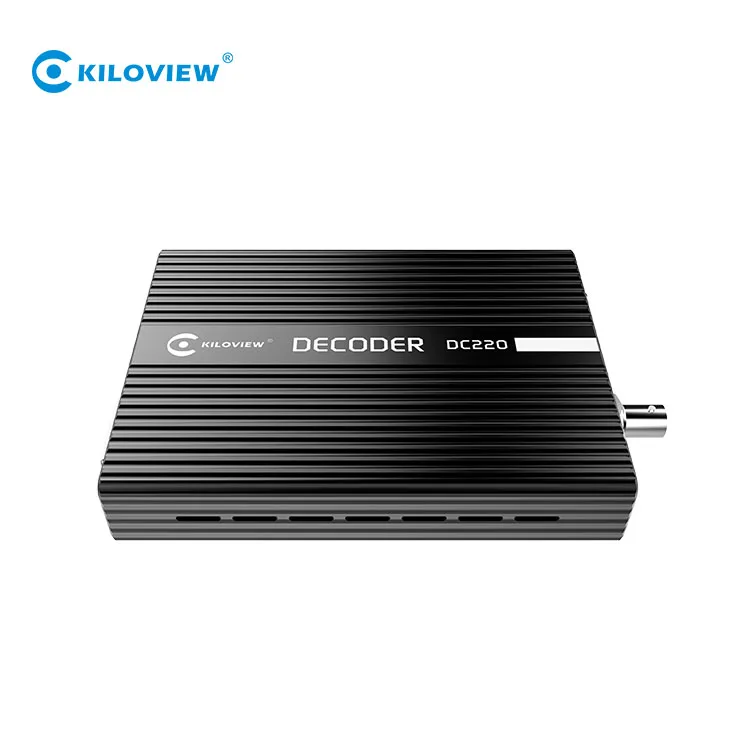 

Kiloview Ethernet to SDI HDMI VGA Decoder, 1CH Live Streaming Decoder Box
