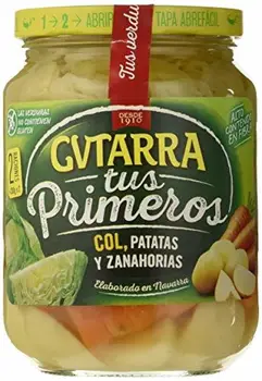 

Gvtarra Tus Primeros Col, Patatas y Zanahoria Verdura - Paquete de 6 x 400 gr - Total: 2400 gr