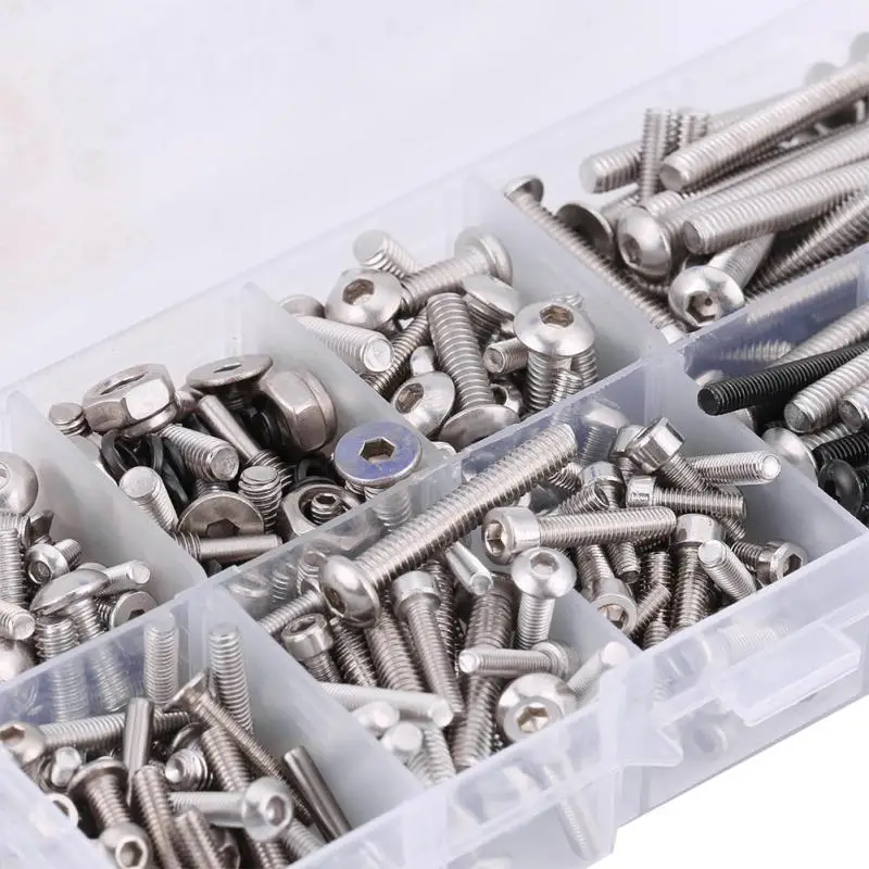 Screw Kit With Box For 1/7 Short Truck Rc Car Screw Stainless Steel Screws Box Repair Tool Kit For Traxxas Udr Rc Parts