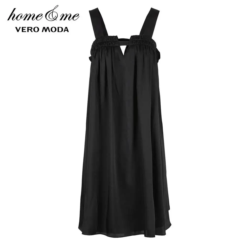 Vero Moda New Women's Elasticized Cuffs Shoulder Strpas Slim Homewear Dress | 3191N2501