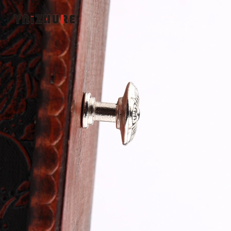 2шт 18*16 мм ручки шкафа Puxador Ynizhure Цветок Бронзовый серебристый купол Античная ручка выдвижной ящик отделка одно отверстие сплав