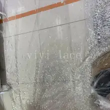 Hh025#5 ярдов/партия, серебряная блестящая Смешанная белая сетка с жемчугом, роскошная клееная сетка, фатин, кружева для распиловки свадебного платья/вечерние