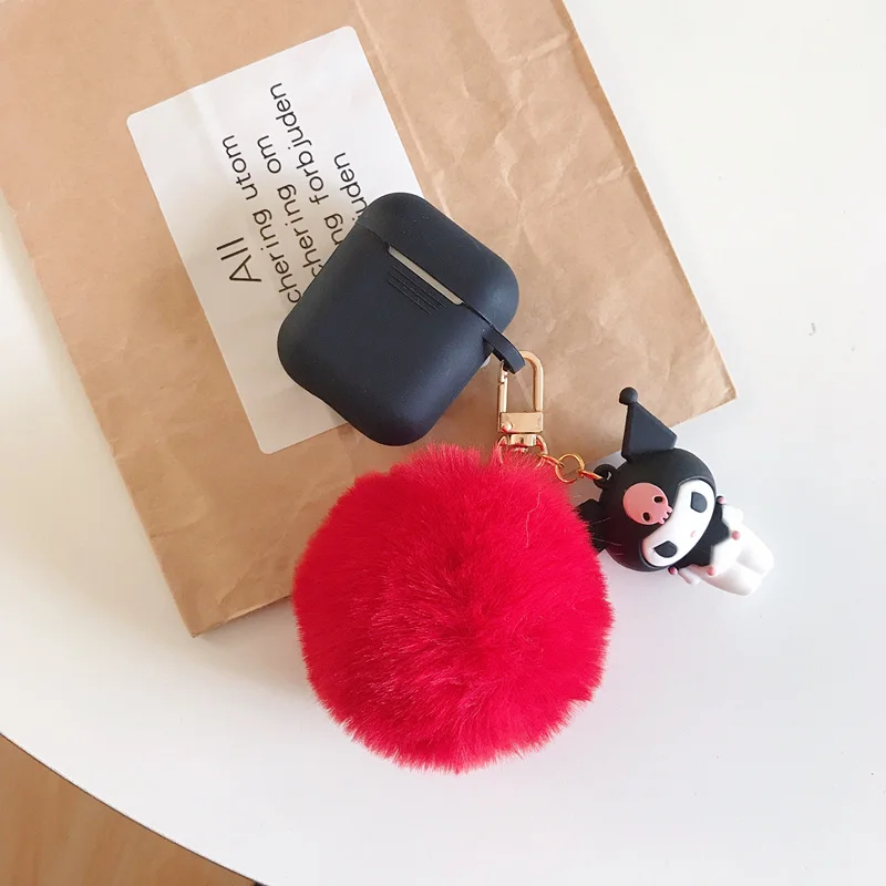 Япония мультфильм моя мелодия cinnamoroll Charlie коричневая собака аксессуары силиконовый чехол для Airpods 1 2 Крышка Bluetooth гарнитура coque - Цвет: A