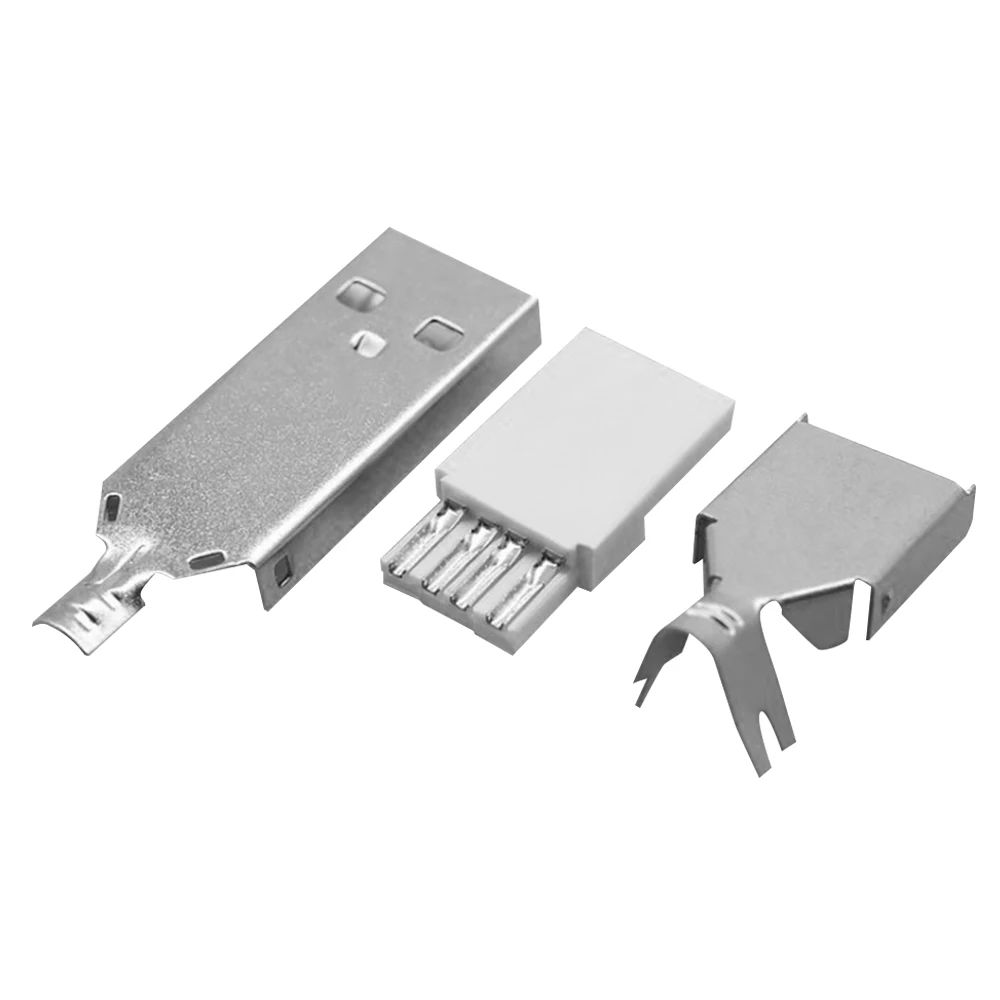 10 шт. USB 2 0 Тип A 4 Pin 30V 1.5A штекер припоя провода разъем электрические клеммы
