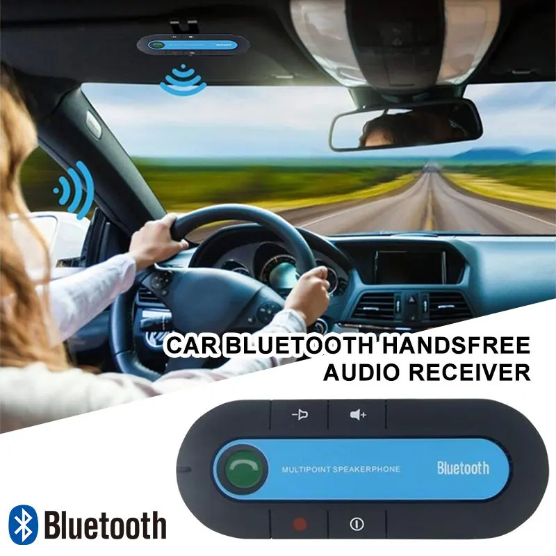 Беспроводной Bluetooth беспроводной Громкая связь портативный приемник Bluetooth громкая связь для громкой связи Прямая поставка