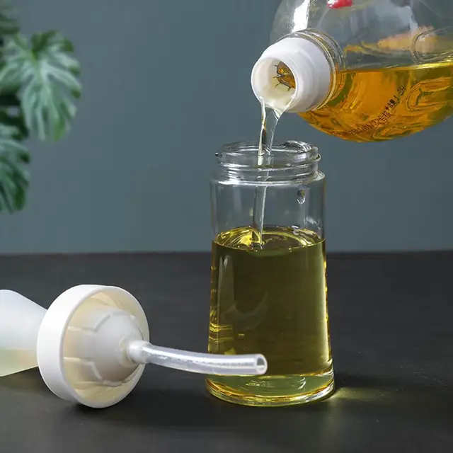 Gyakorlati Olajtartály Környezetbarát Baster Palack Hőálló Hordozható Sajtó Grill Olajpalack Kefék Készlet